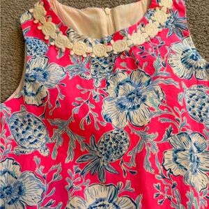 Lilly Pulitzer Pink and Blue Floral Kids Dress